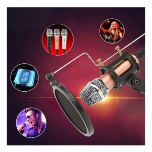 سه پایه میکروفون رومیزی پاپ فیلتر دار یانمای مدل PS-3